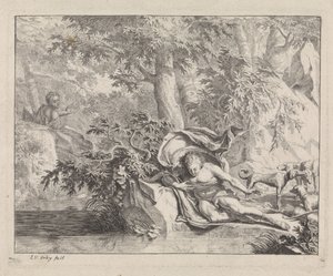 Narciso y Eco de Jan van Orley  